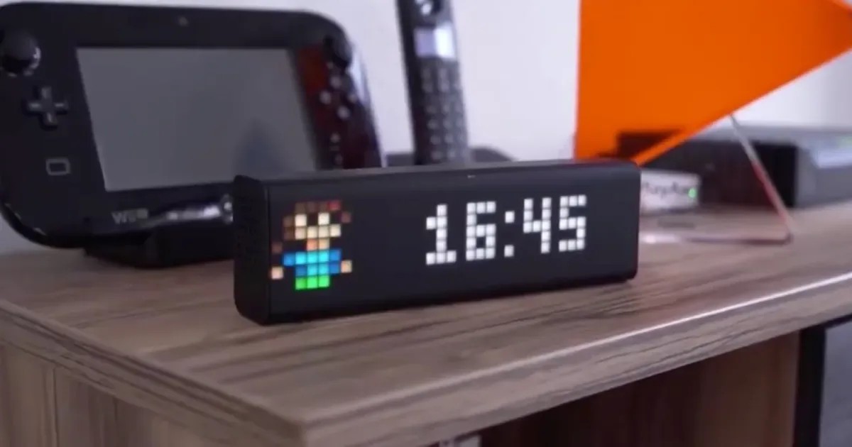 A LaMetric Time smart display