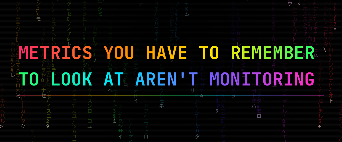 RAINBOW MATRIX cover — the post title in rainbow monospace over falling matrix rain on black